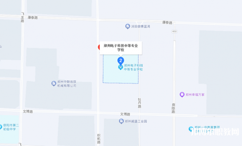 中牟電子科技中等專業(yè)學校地址，乘車路線