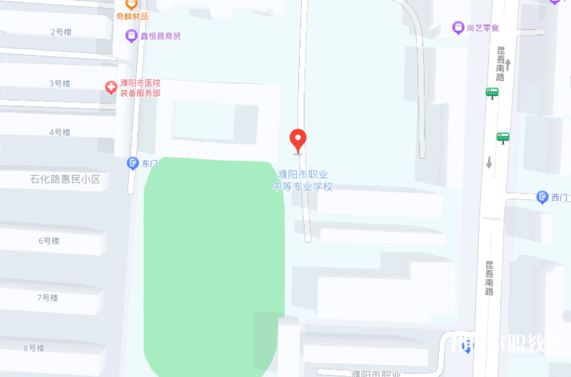 濮陽油田職業(yè)中等專業(yè)學(xué)校地址，乘車路線