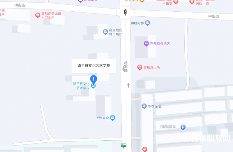 鎮(zhèn)平縣文化藝術(shù)學(xué)校地址，乘車路線