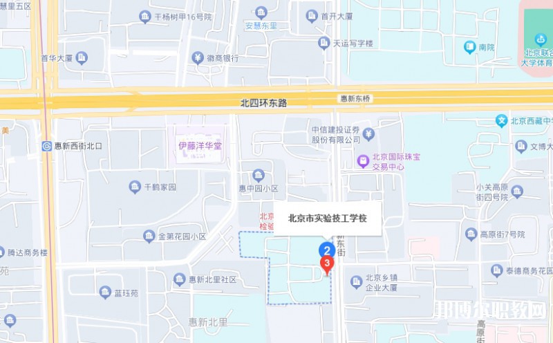 北京市實(shí)驗(yàn)技工學(xué)校地址，乘車路線