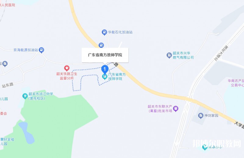 廣東省南方技師學(xué)院地址，乘車路線