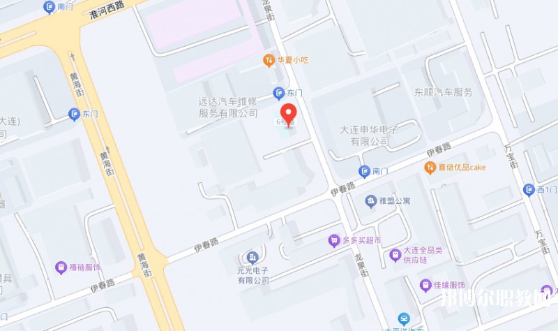大連市蘭克藝術(shù)中等職業(yè)學(xué)校地址，乘車路線
