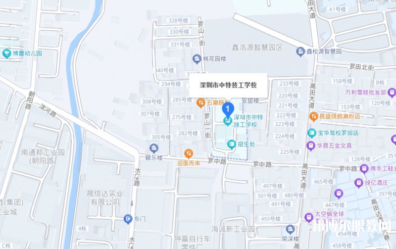 深圳市中特技工學(xué)校地址，乘車路線